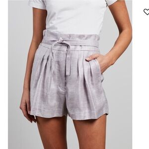 IRO NWT Linen Blend High Waist Tailored Shorts